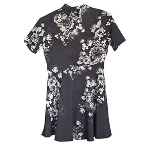Oh My Love London Black and White Floral Dress